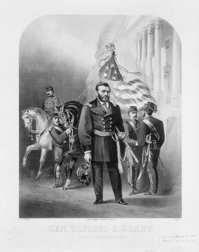 General Ulysses S. Grant at the U.S. Capitol, 1868 by Samuel after Frizzell
